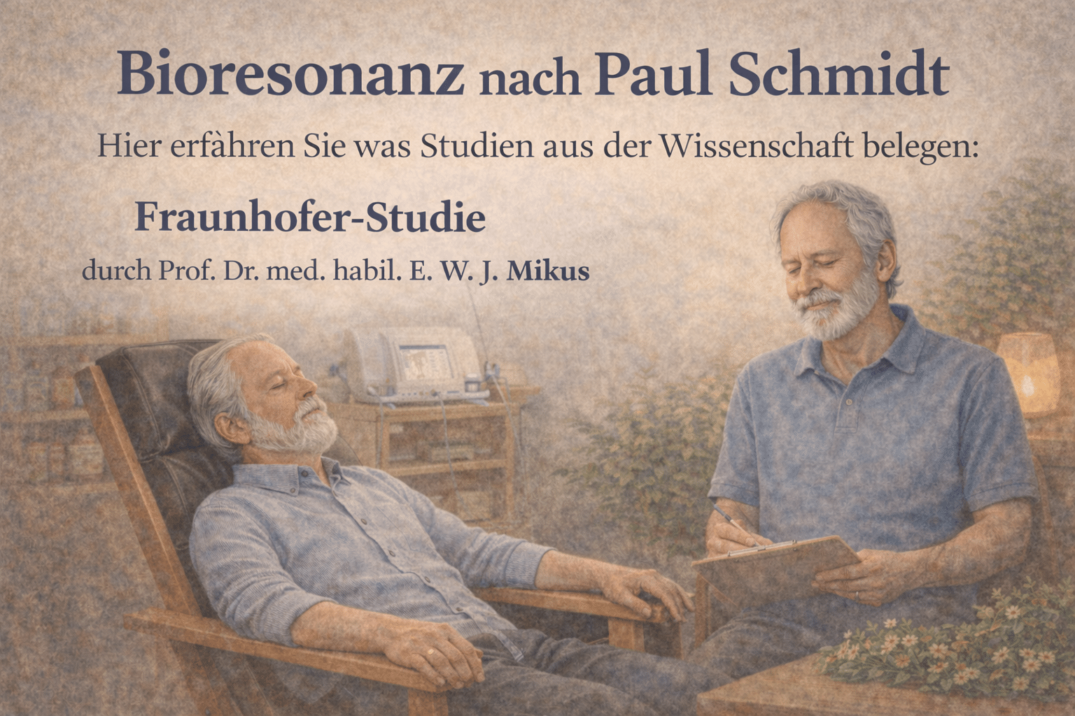 Bioresonanztherapie nach Paul Schmidt - Wissenschaftliche Studien