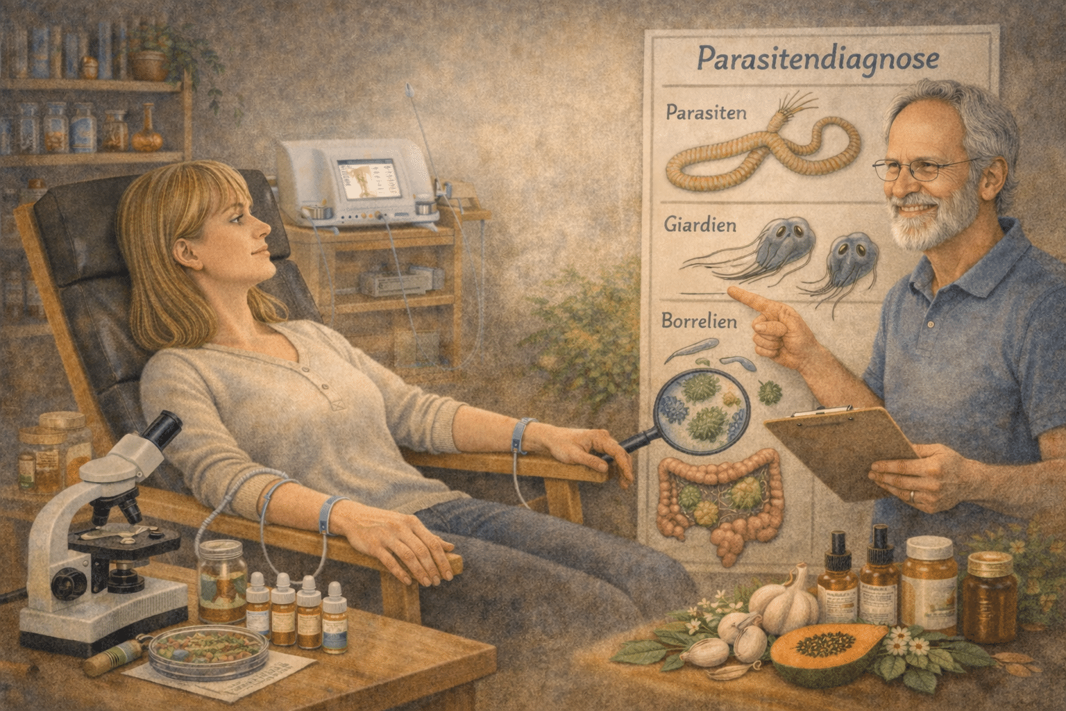 Parasitendiagnose bei Heilpraktiker Kreuer